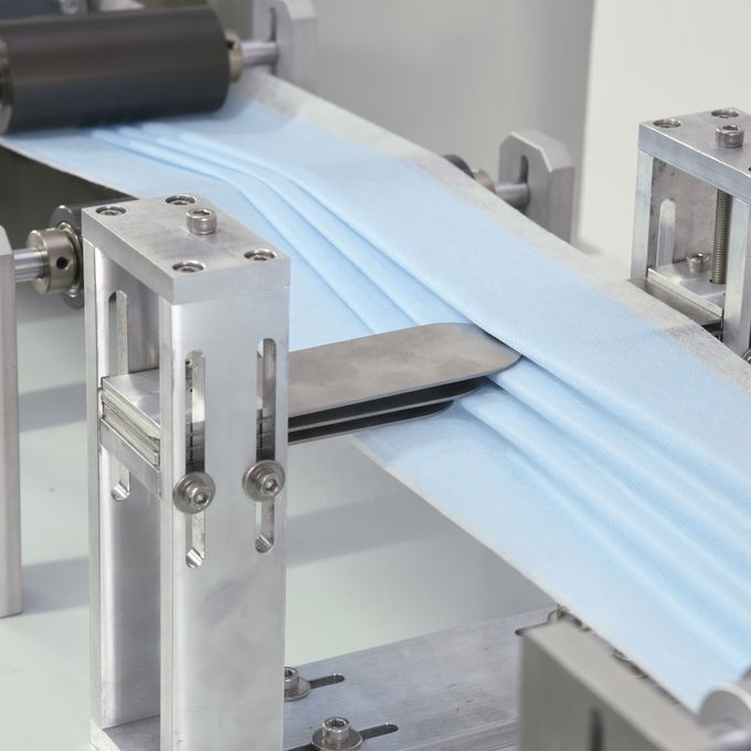 Kulak Askısı Düz ​​Nonwoven Tıbbi Yüz Maskesi Yapma Makinesi 0