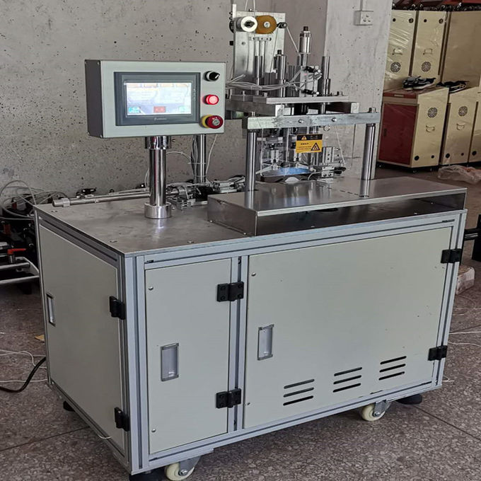 Tam Otomatik Yüz Maskesi Ultrasonik Kumaş Kaynak Makinesi 0